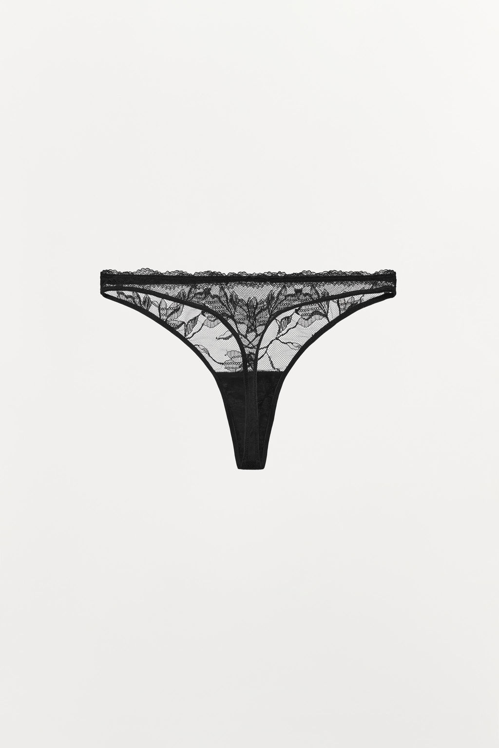 FLORAL EMBROIDERED THONG - Zara фото 6