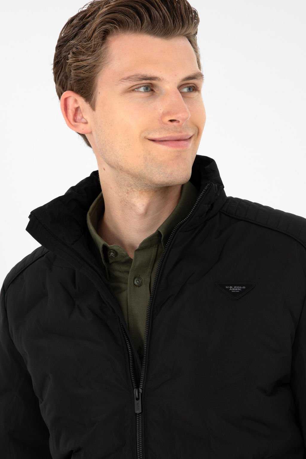 Мужское черное пальто Неожиданная скидка в корзине - U.s. polo assn фото 2