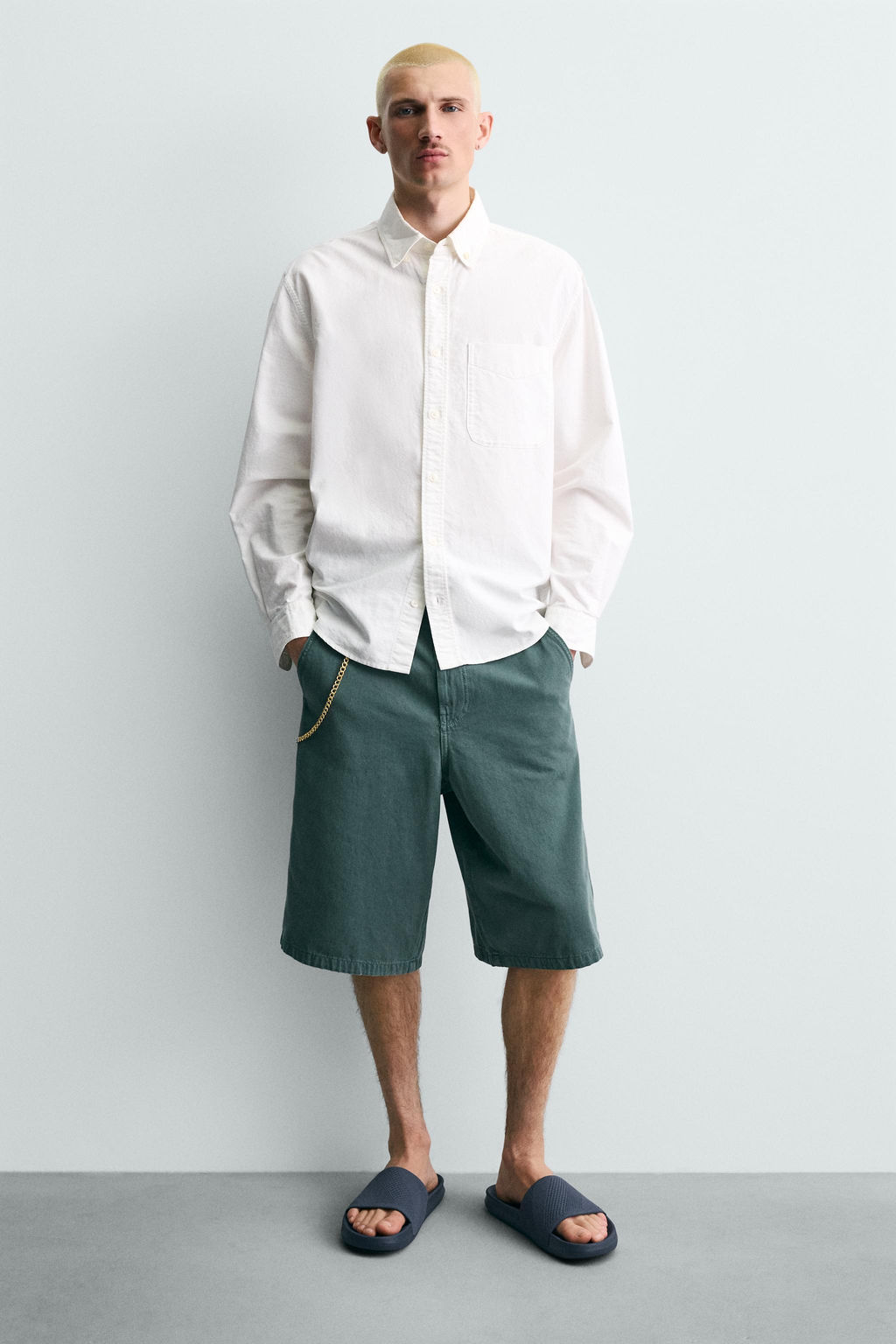 SANDALIA DE BA?O / Azul - Zara фото 2