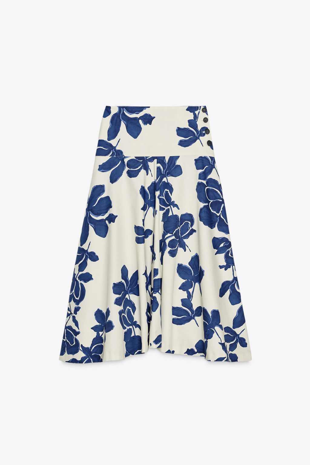 ZW COLLECTION FLORAL MIDI SKIRT - Zara фото 16