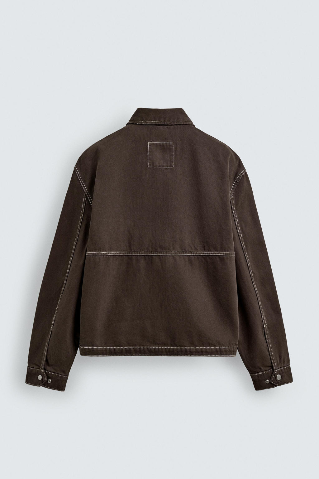 CONTRAST TEXTURED JACKET - Zara фото 8