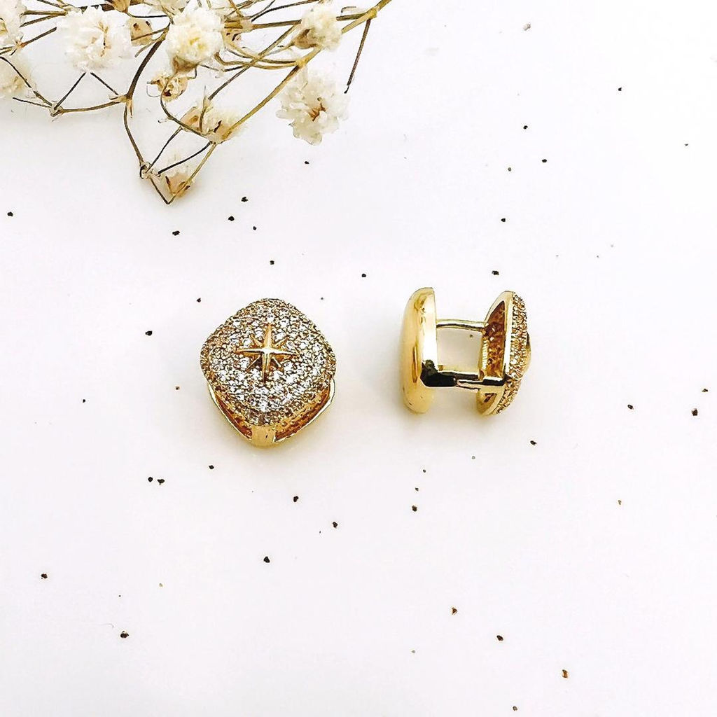 15-502626320-1 Серьги двусторонние