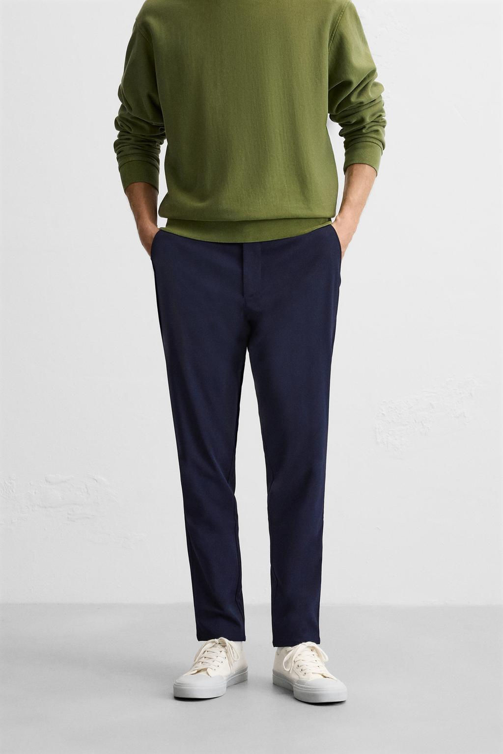 SLIM FIT COMFORT TROUSERS - Zara фото 37