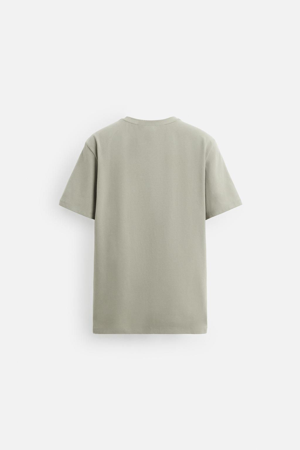 BASIC SLIM FIT T-SHIRT - Zara фото 59
