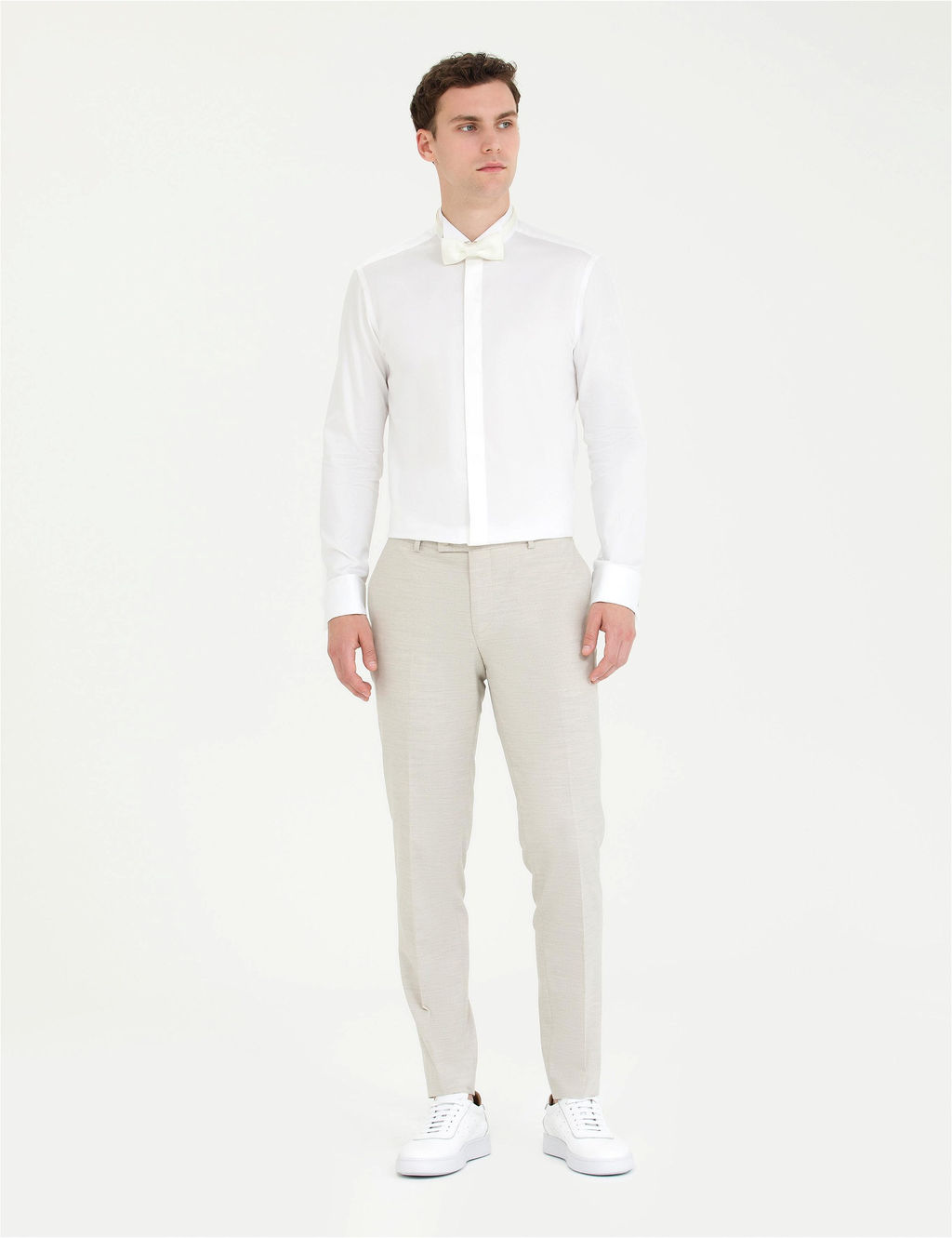 Beyaz Slim Fit Smokin G_mlek - Pierre cardin фото 4