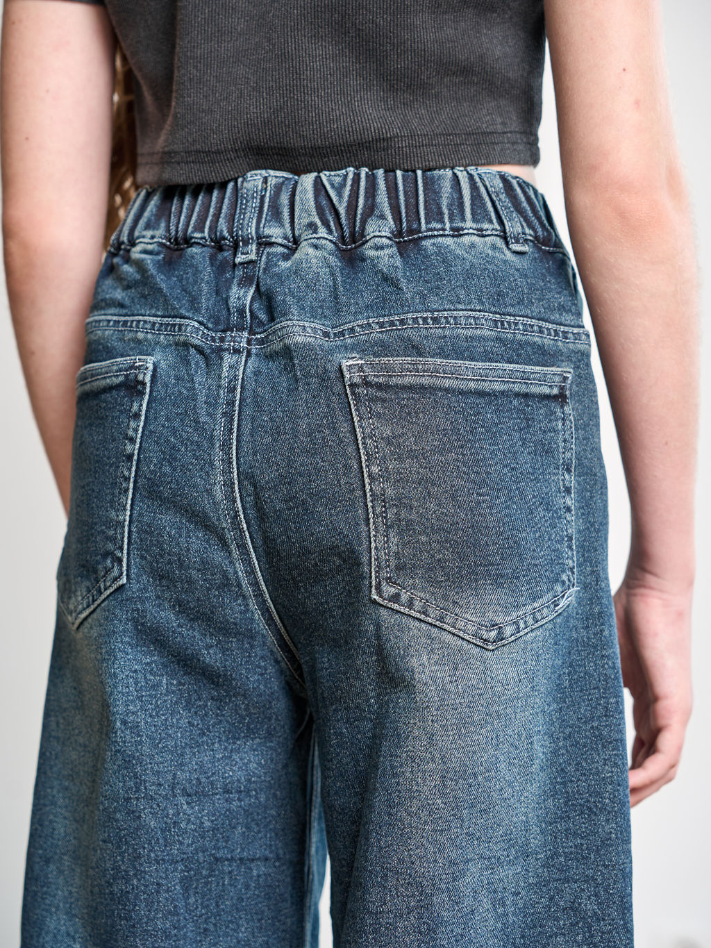 Джинсы-палаццо для девочек - СИНЯЯ МОДА фото 11