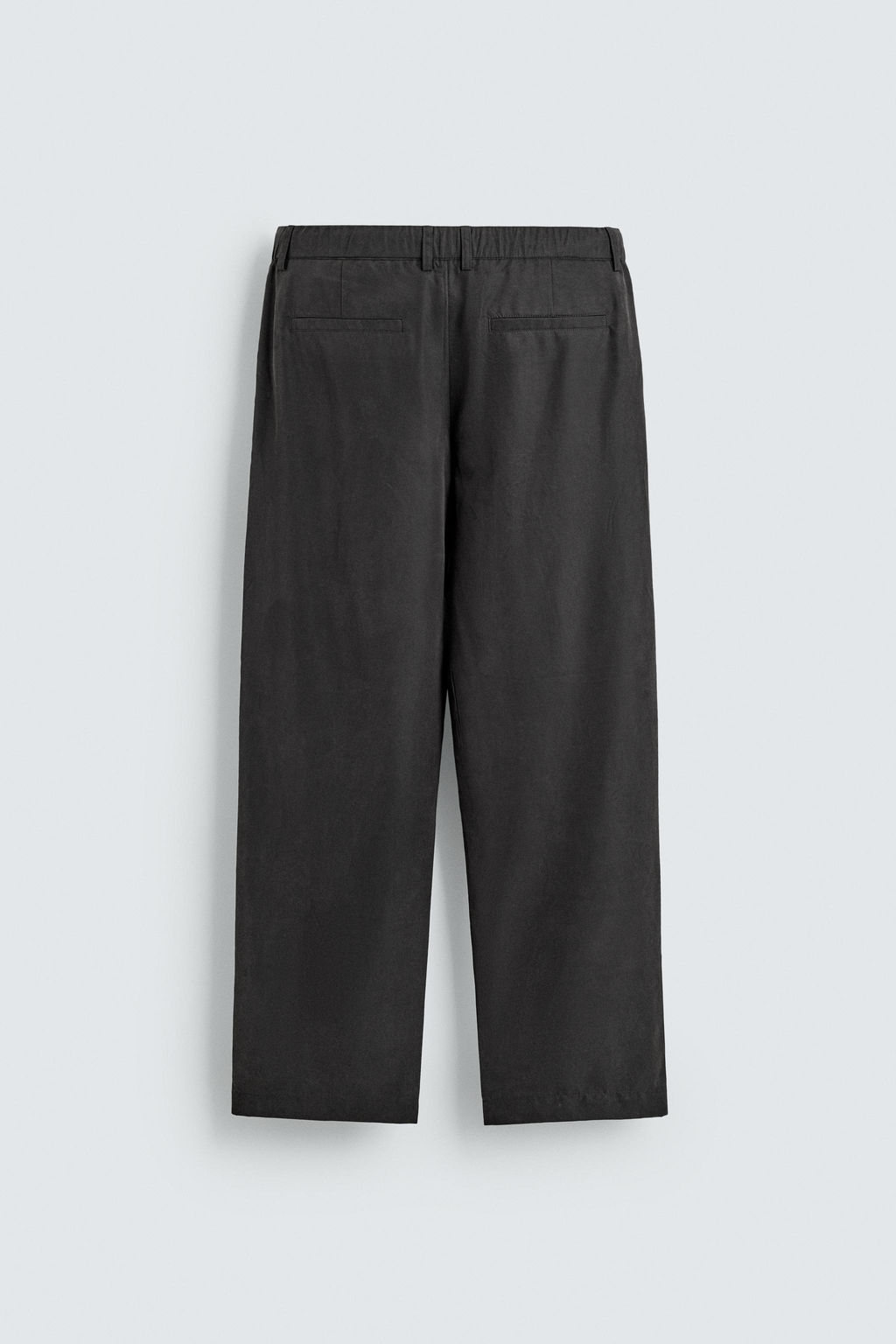 PANTAL?N FLUIDO RELAXED FIT / Negro - Zara фото 7