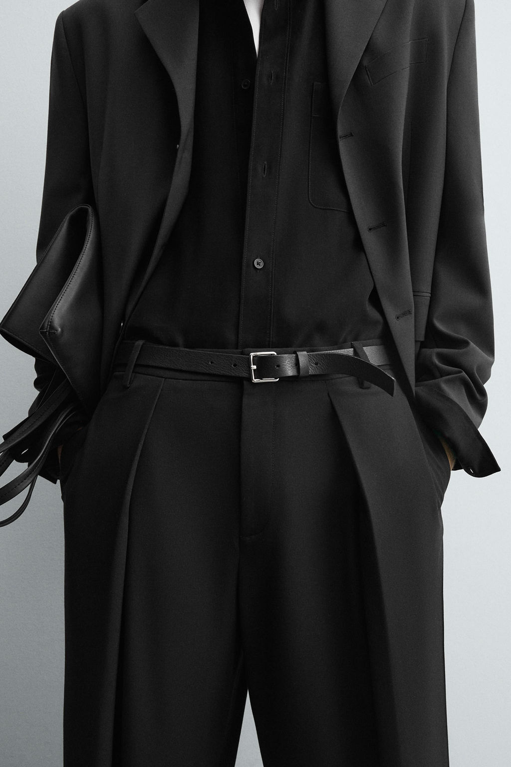 PINSTRIPED PLEATED TROUSERS - Zara фото 5