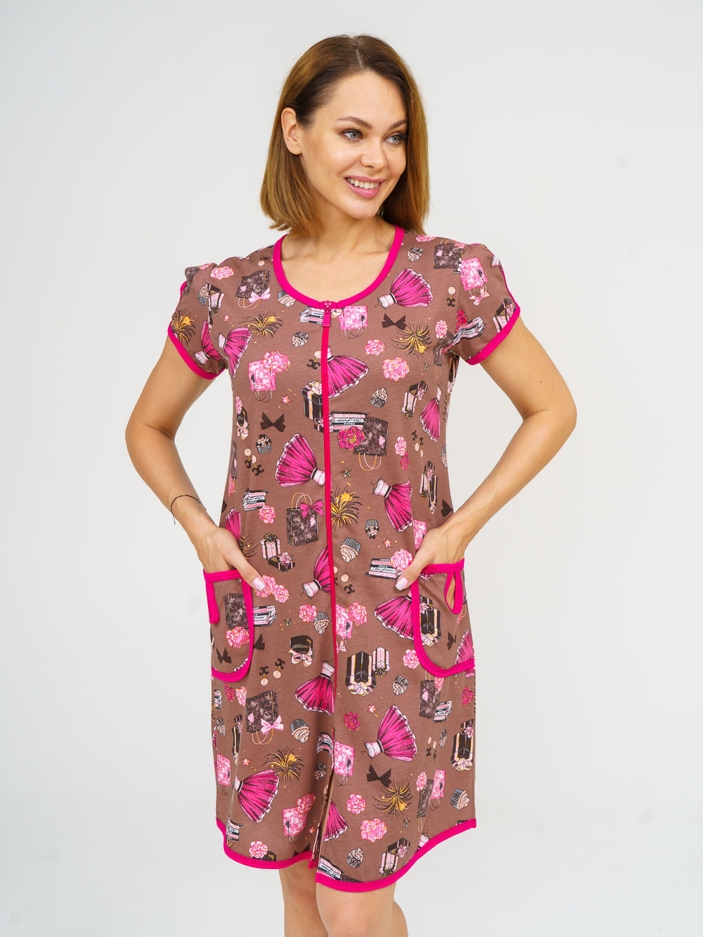 860 Халат "Подарки"