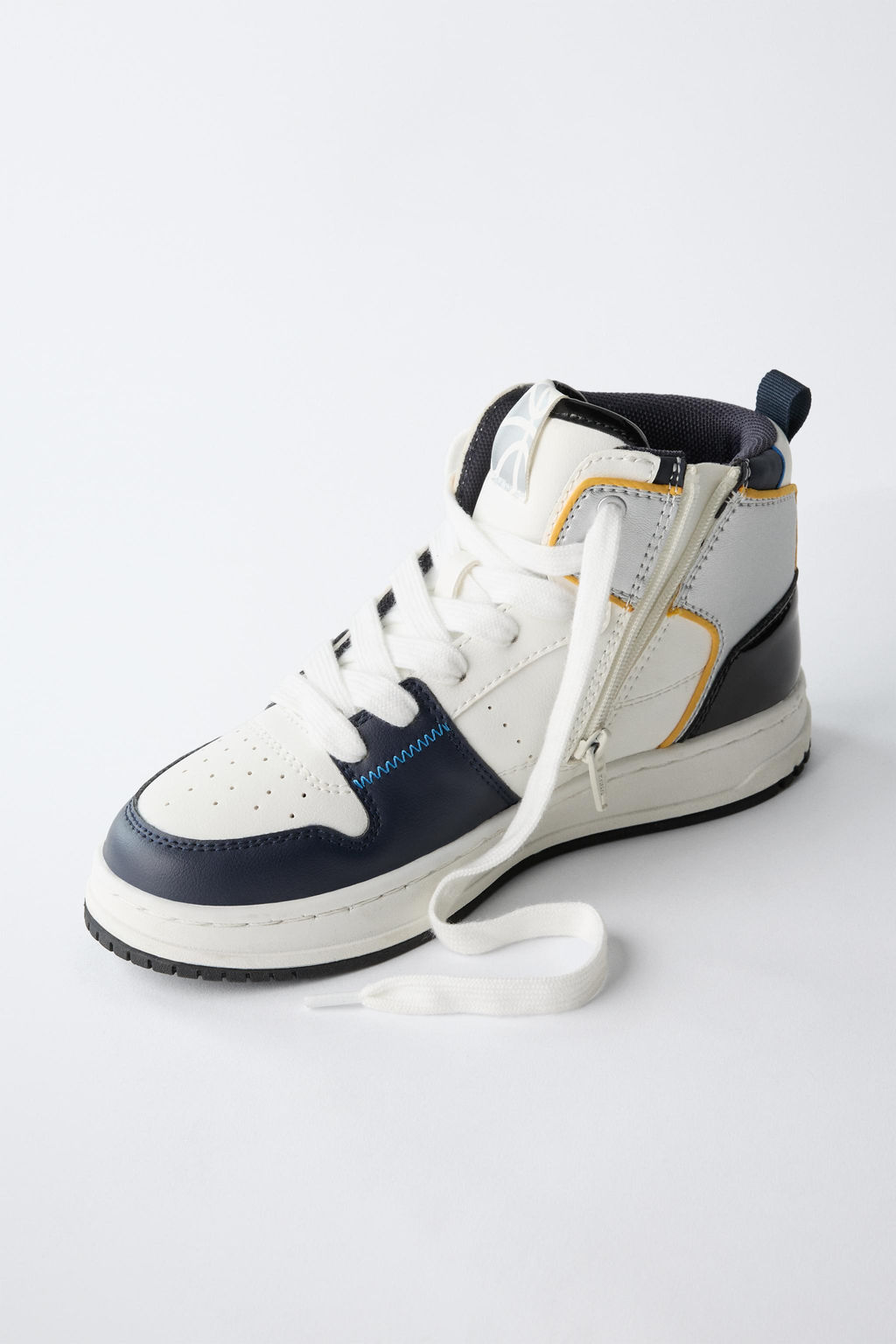 MULTI-PIECE HIGH-TOP SNEAKERS