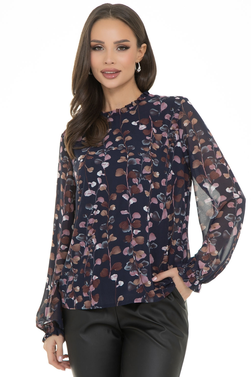 Блуза Волшебный шифон (найт) - Diolche фото 14