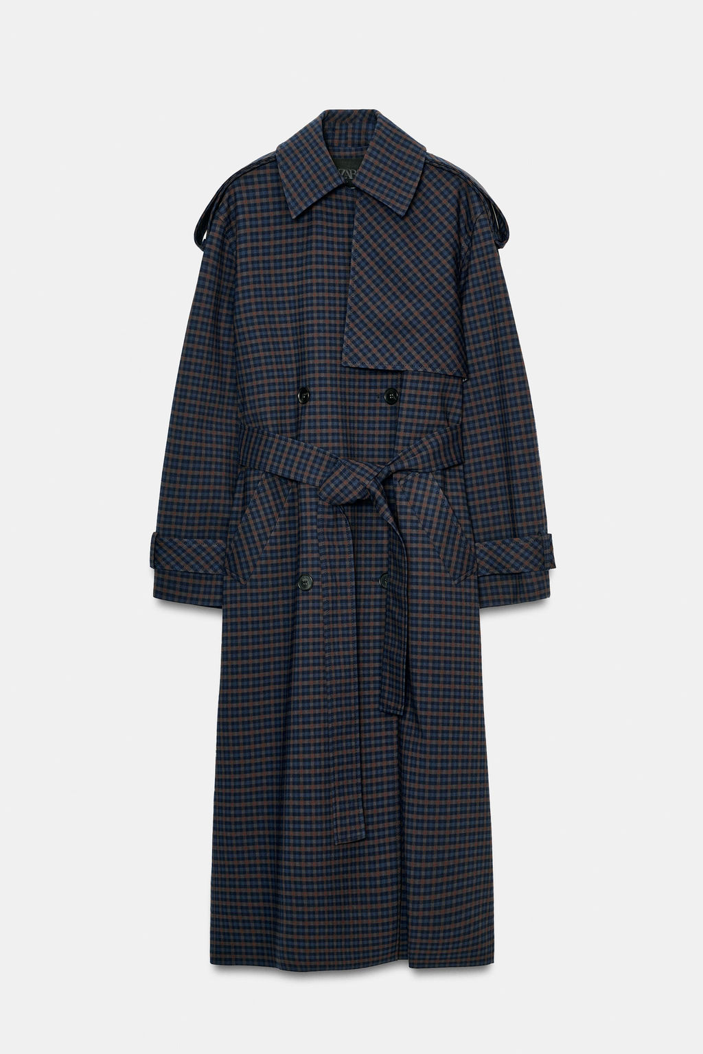 CHECK TRENCH COAT ZW COLLECTION LIMITED EDITION - Zara фото 22