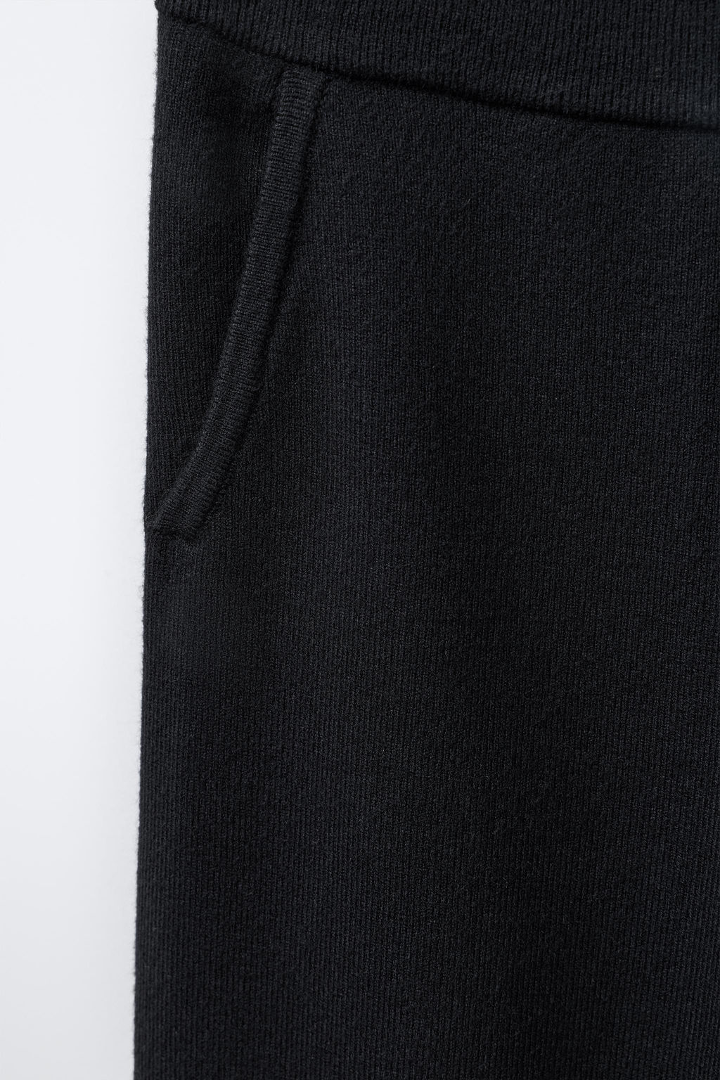 KNITTED WIDE-LEG TROUSERS - Zara фото 4