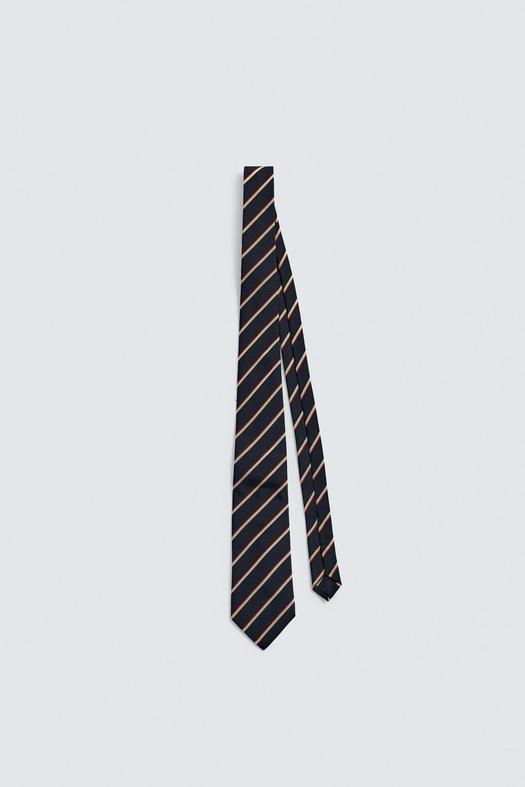 100% SILK STRIPED LIMITED EDITION TIE - Zara фото 4