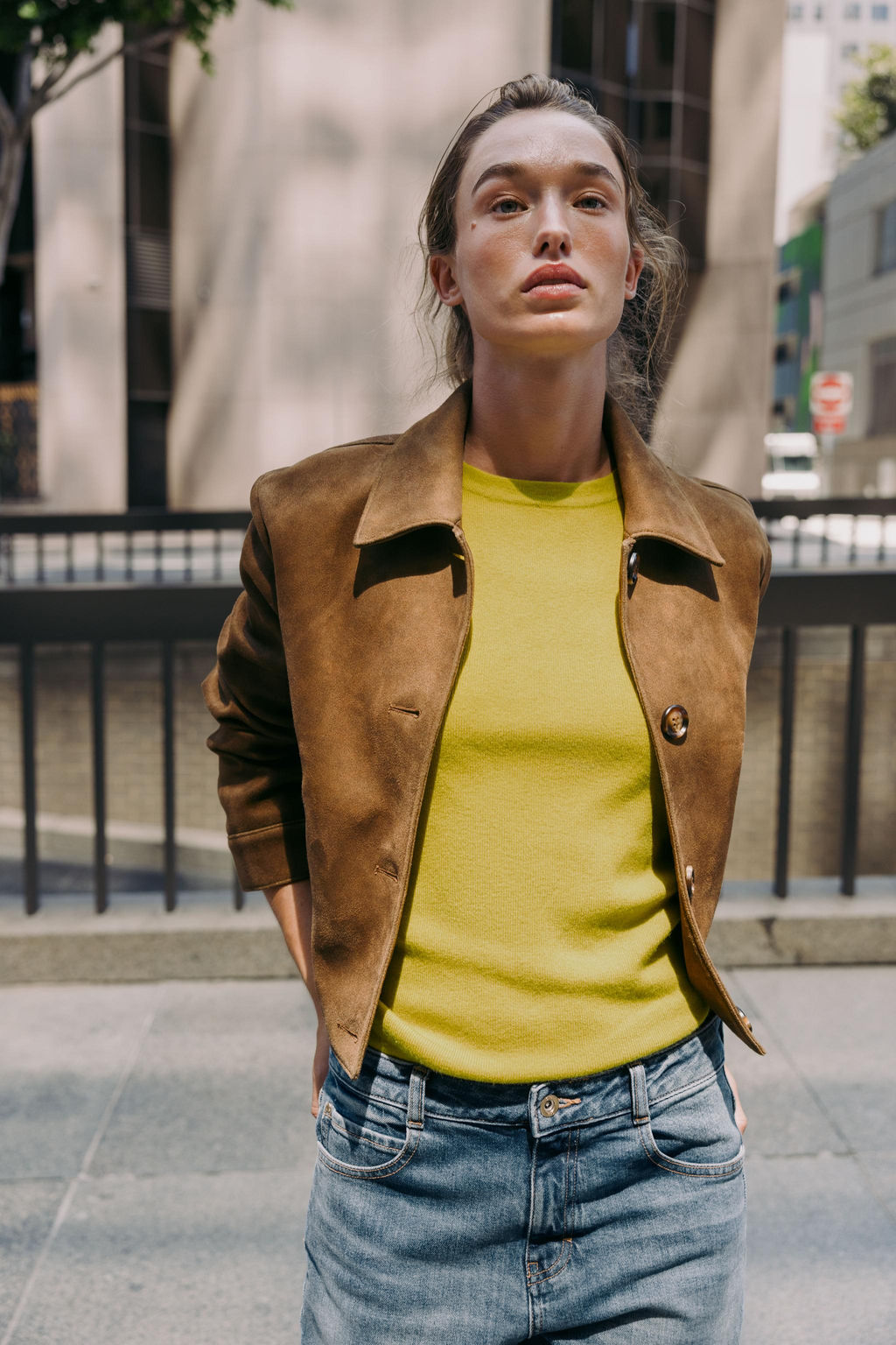 FAUX SUEDE JACKET - Zara фото 9