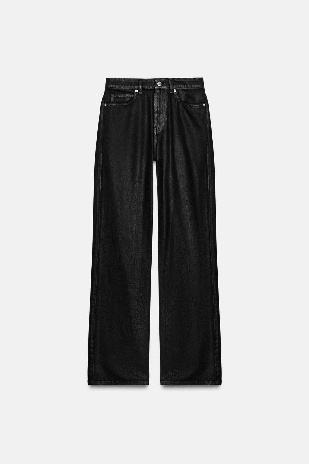 Z1975 REGULAR FIT HIGH-WAIST COATED JEANS