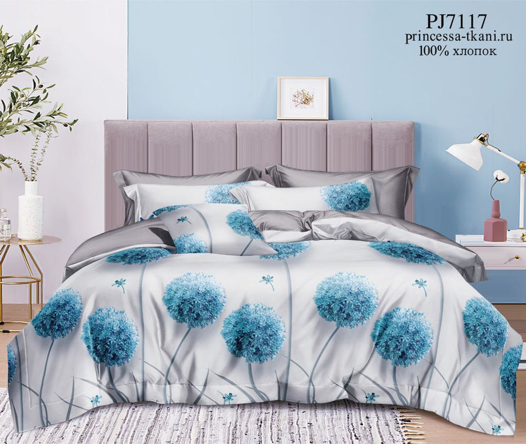 КПБ Виола поплин Одуванчики 2,0-спальный