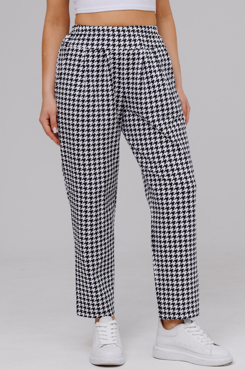 Женские брюки из футера двухнитки Love by Lana фото 6