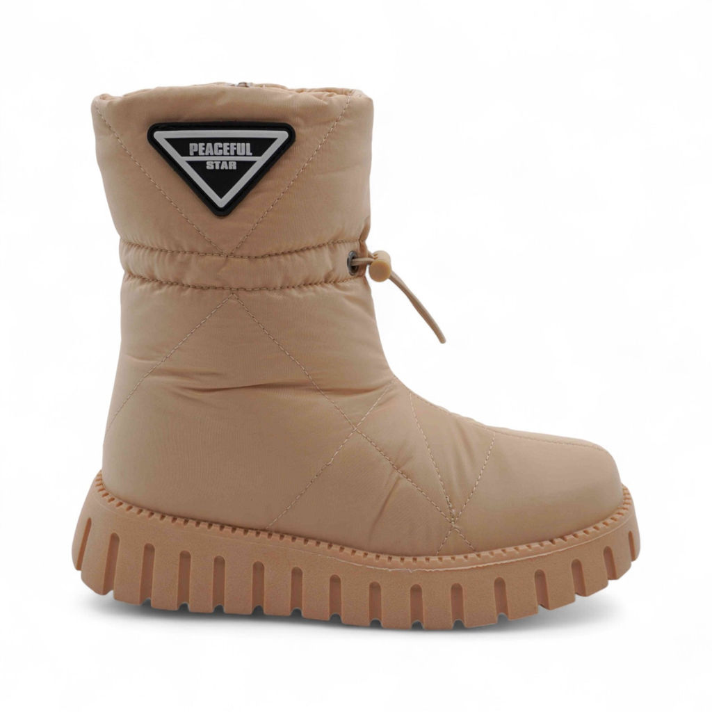 Дутики А5016-11 бежевые - BONCY фото 3