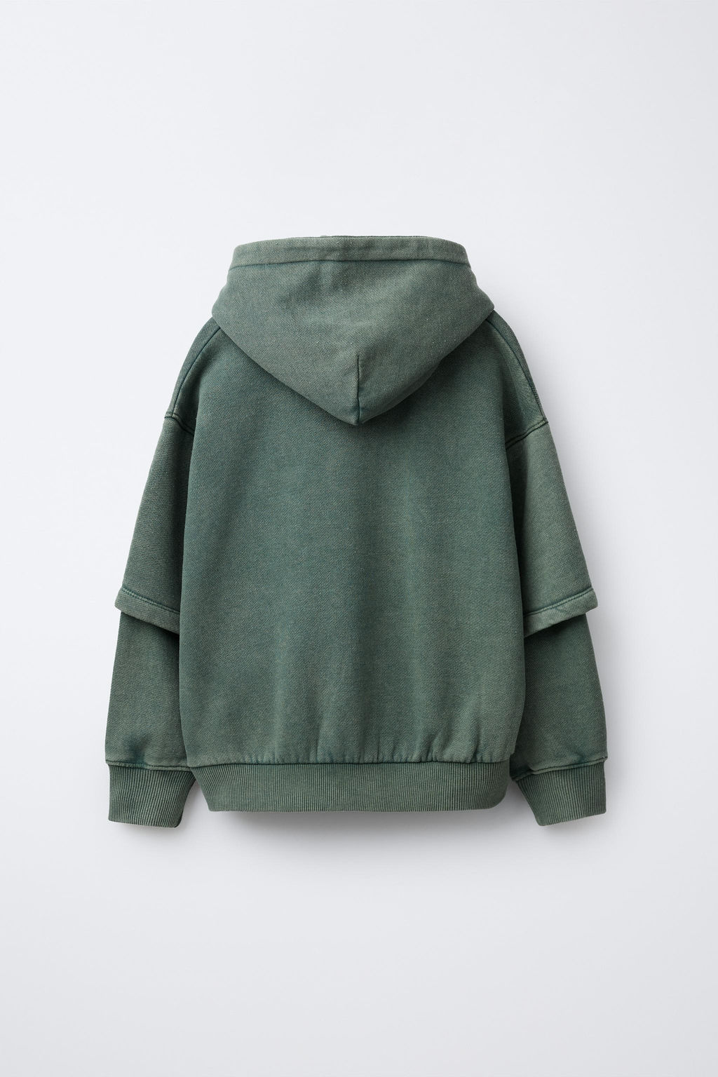 FADED DOUBLE SLEEVE SWEATSHIRT - Zara фото 2