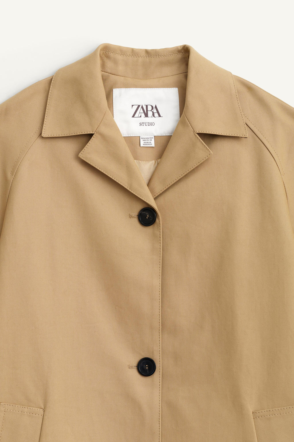 LIMITED EDITION STRAIGHT TRENCH COAT - Zara фото 8
