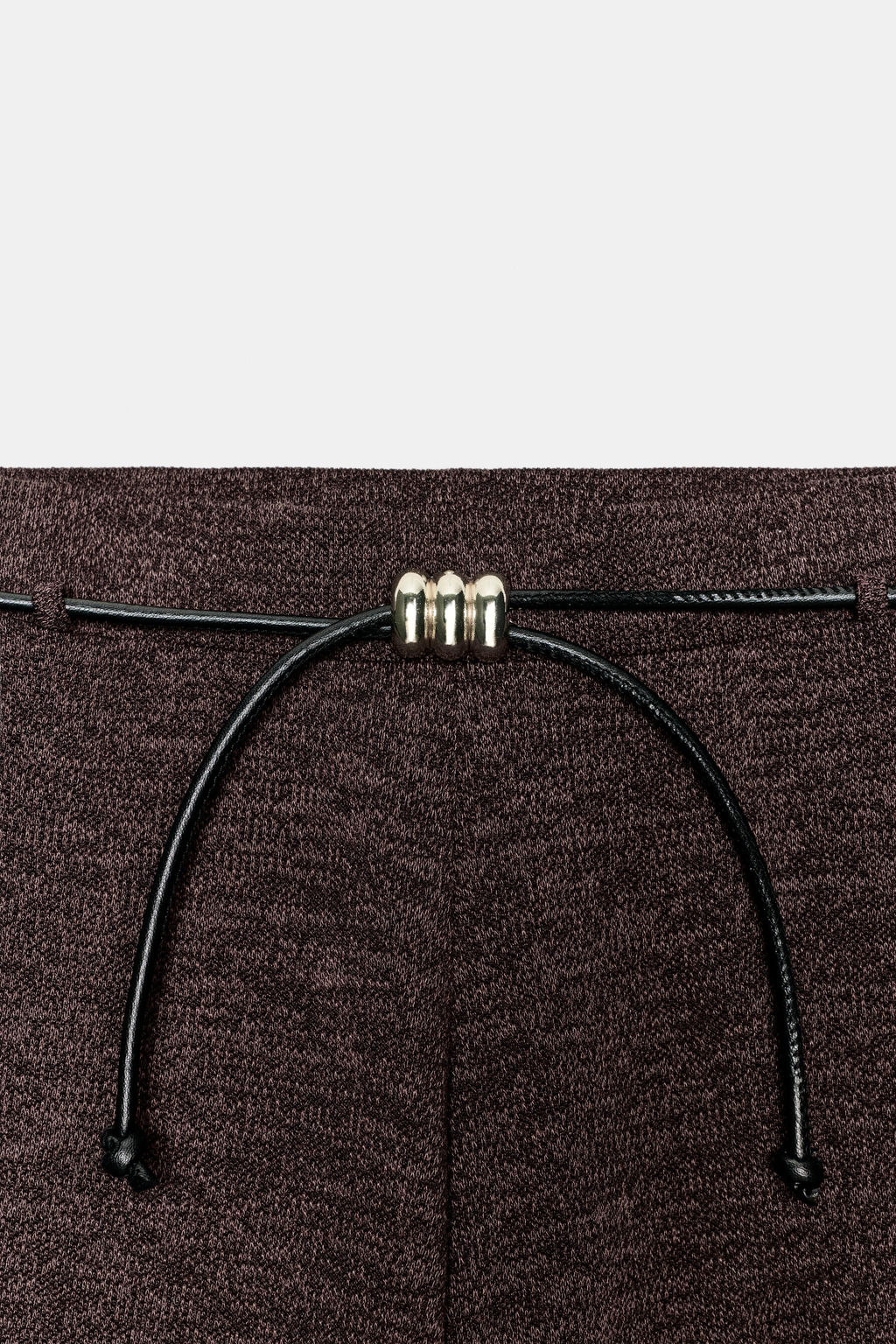 PIQU_ TROUSERS WITH BELT - Zara фото 18