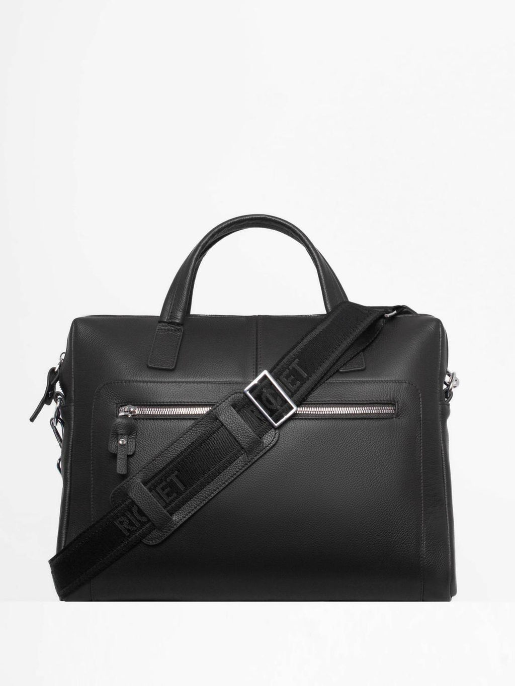 Мужская кожаная сумка Richet 1985LN 831 Черный