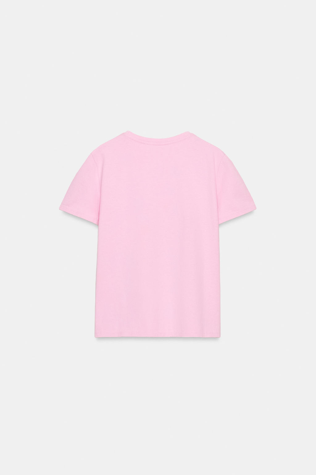 CAMISETA R?STICA ALGOD?N / Rosa - Zara фото 7