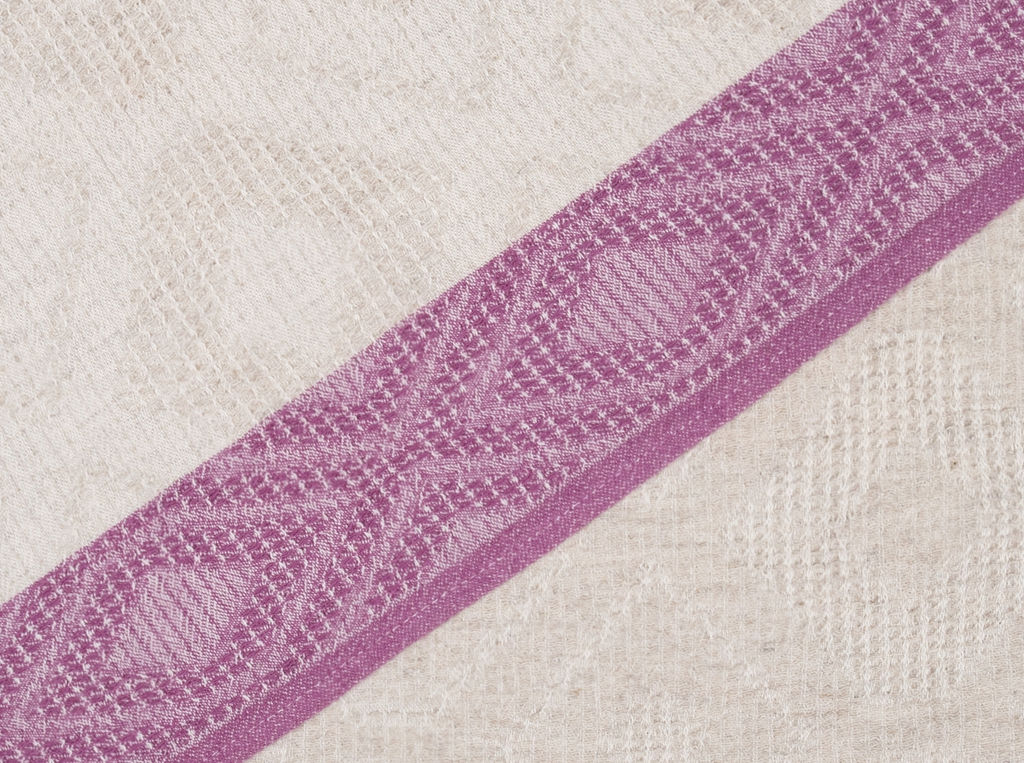 Полотенце 18с104-ШР/у/ст 65*130 "Узор-1" цв.1 сирень рис 523