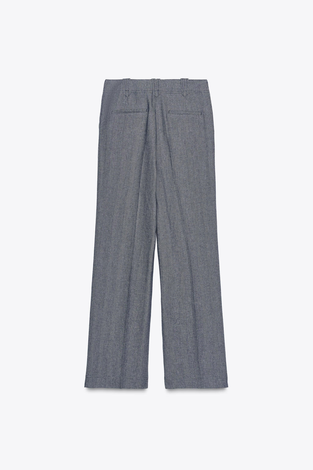 STITCHED DETAIL TROUSERS WITH BELT LOOPS - Zara фото 8
