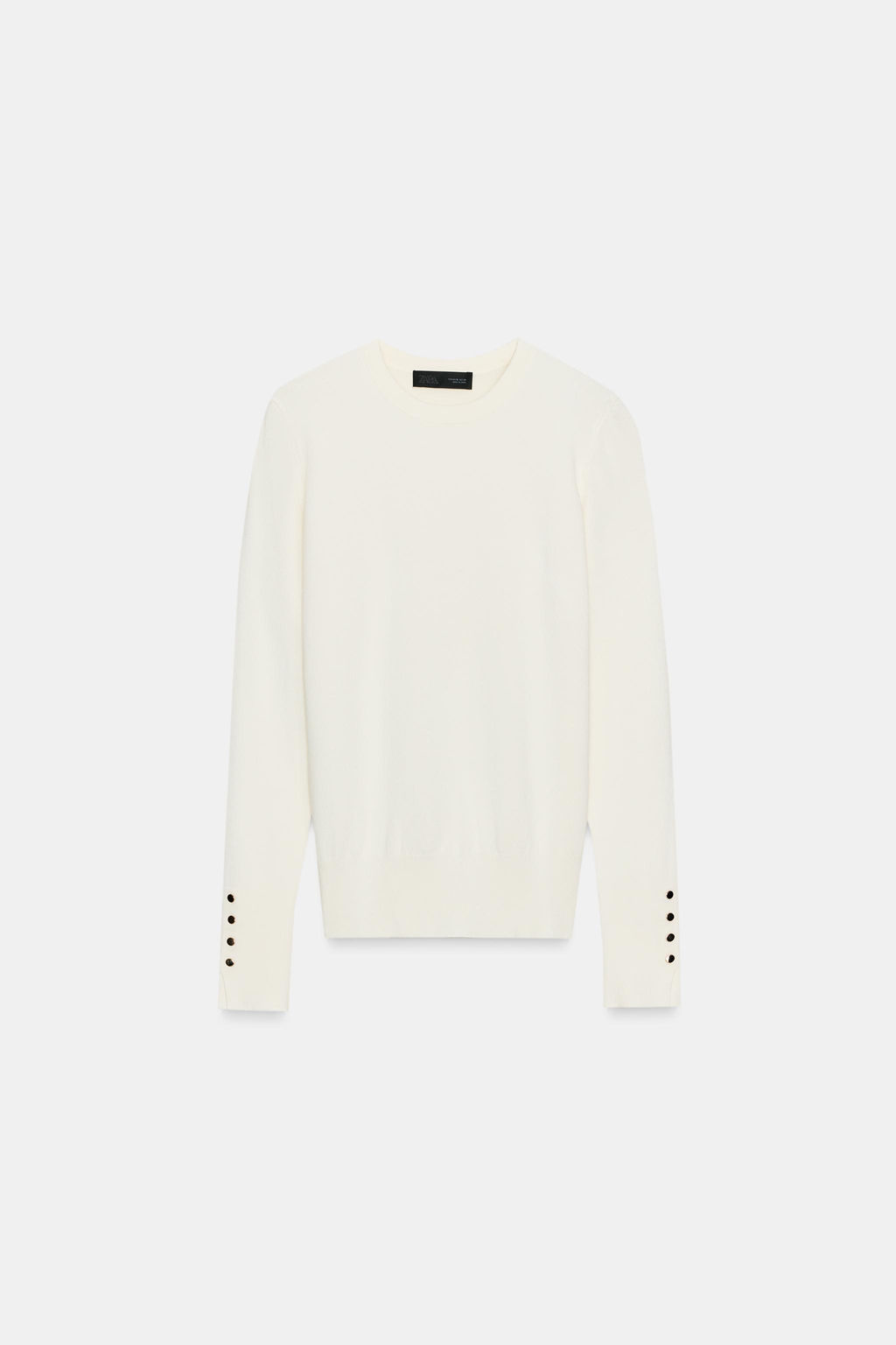 JERSEY B?SICO PUNTO LISO / Crudo - Zara фото 2