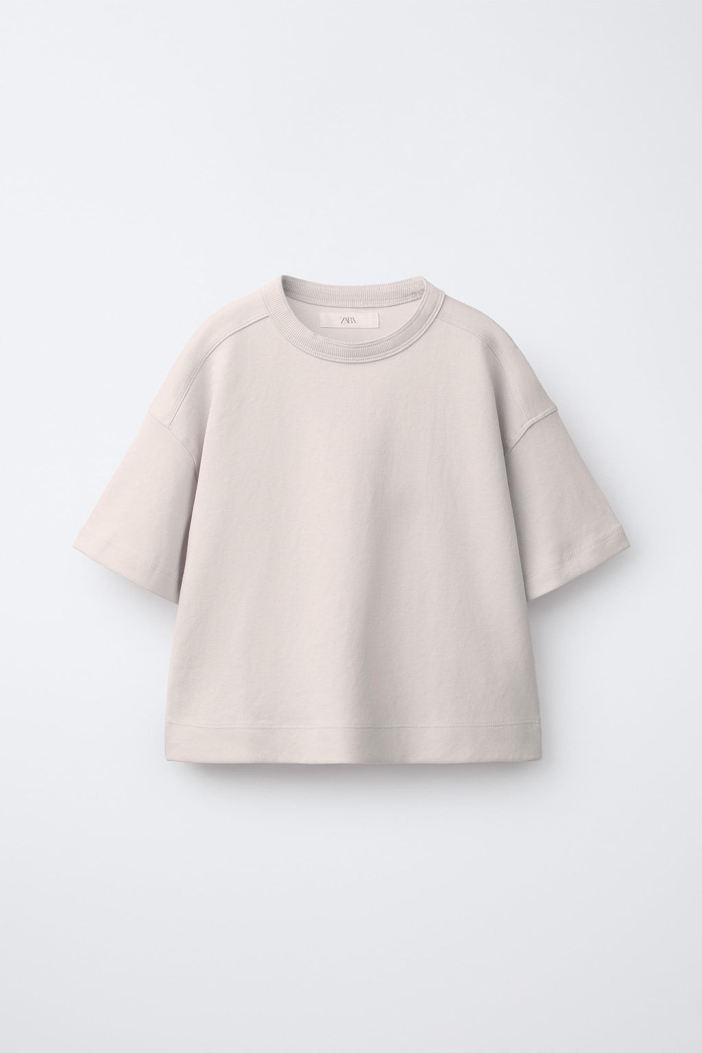 CAMISETA LISA INTERLOCK / Crudo - Zara фото 2