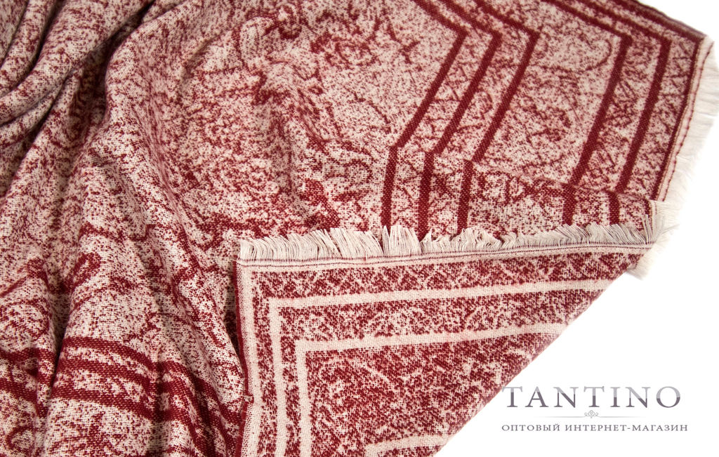 в составе шерсть Теплый, мягкий двусторонний палантин. - Tantino фото 3