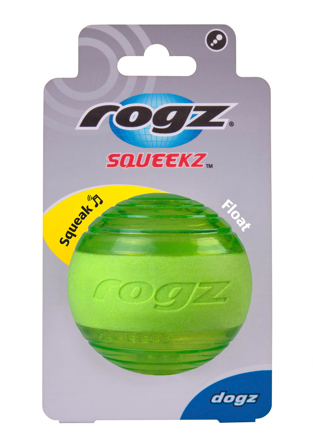 ВИА Мяч с пищалкой Squeekz, лайм SQ02L SQ02L