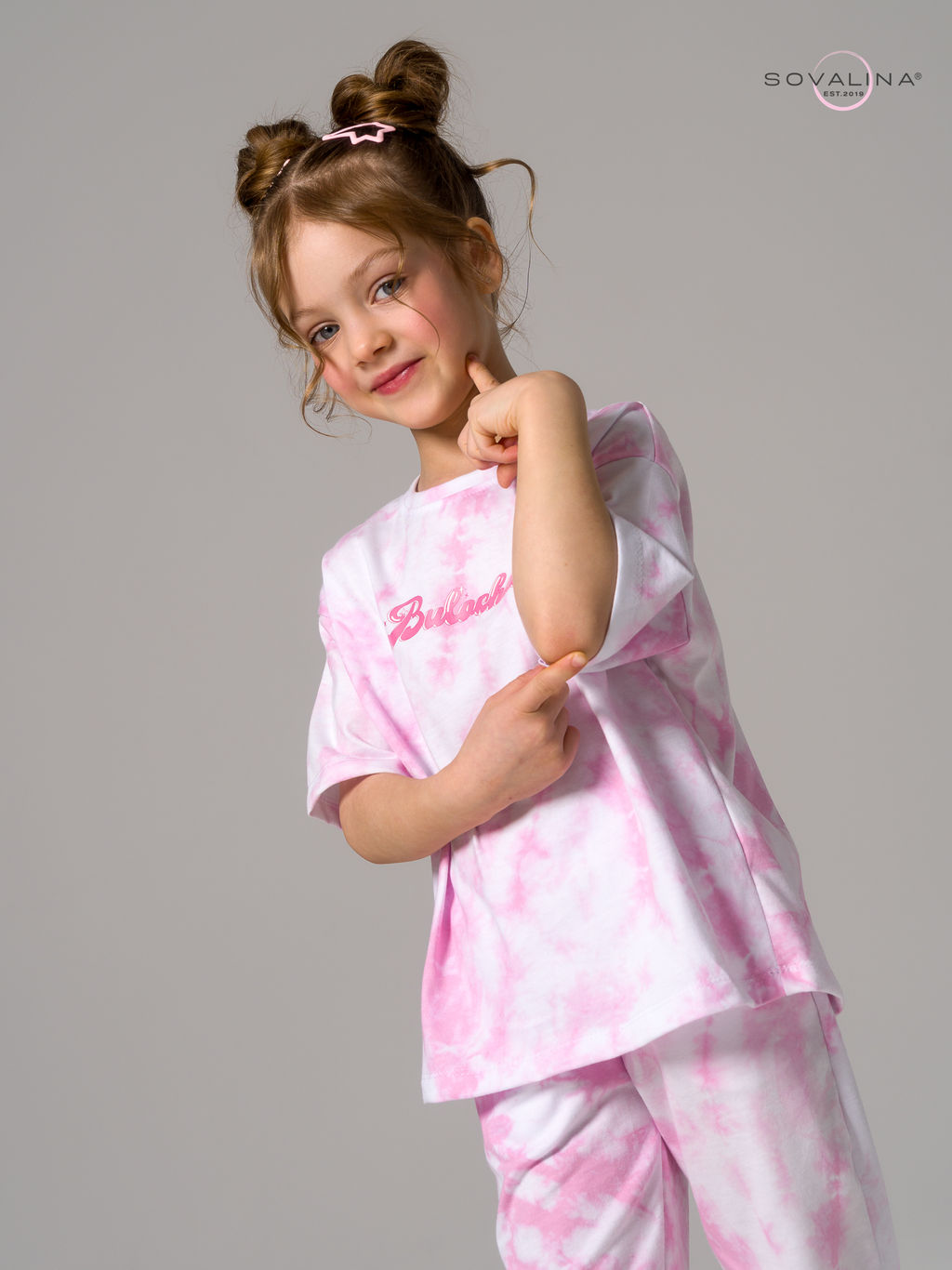 Костюм Daily girl дымка розовый Б mini - Sovalina фото 2