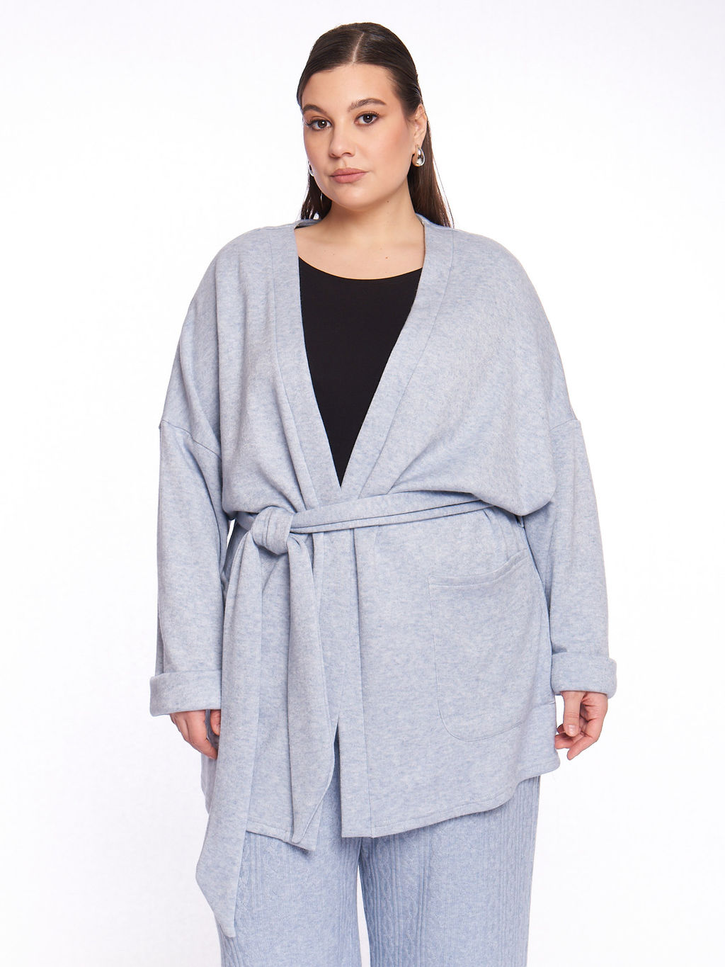 Кардиган вязаный KA07008MEL13