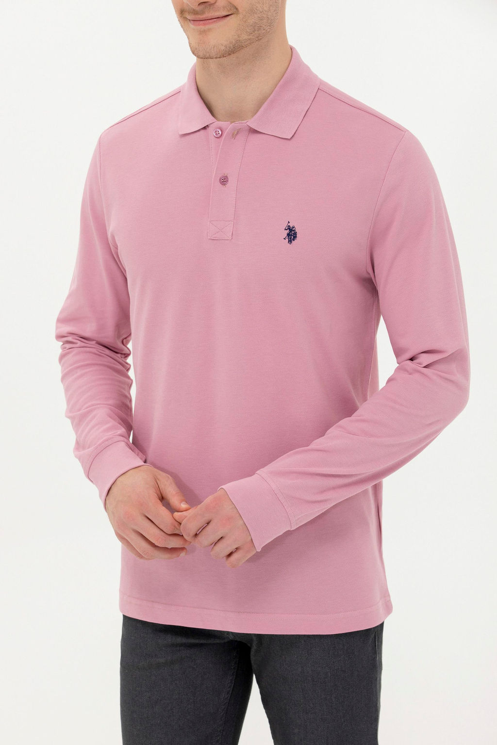 Мужская базовая толстовка с воротником поло Magnolia - U.s. polo assn фото 6