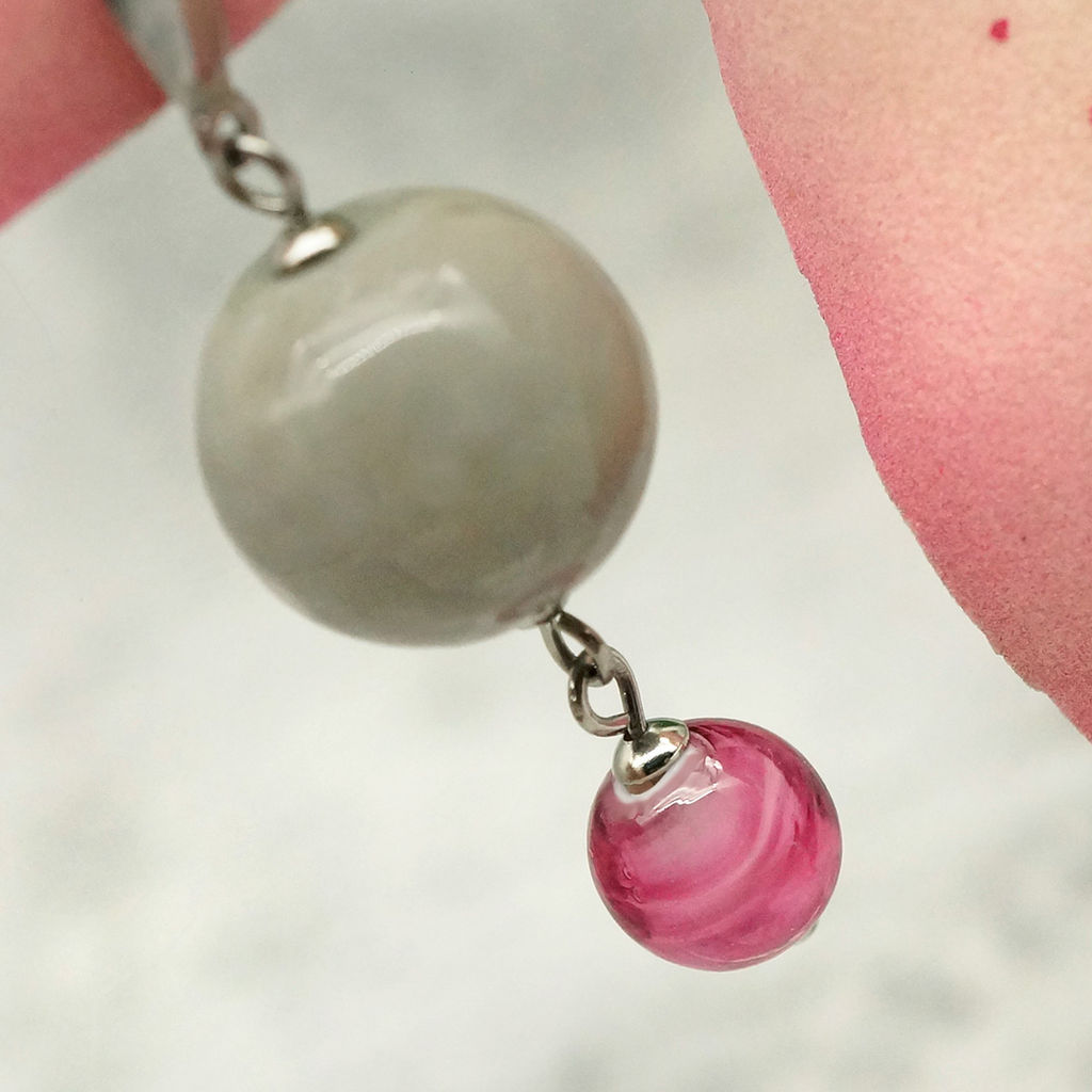 Серьги из муранского стекла FLEUR LS2004 - Vloes фото 5