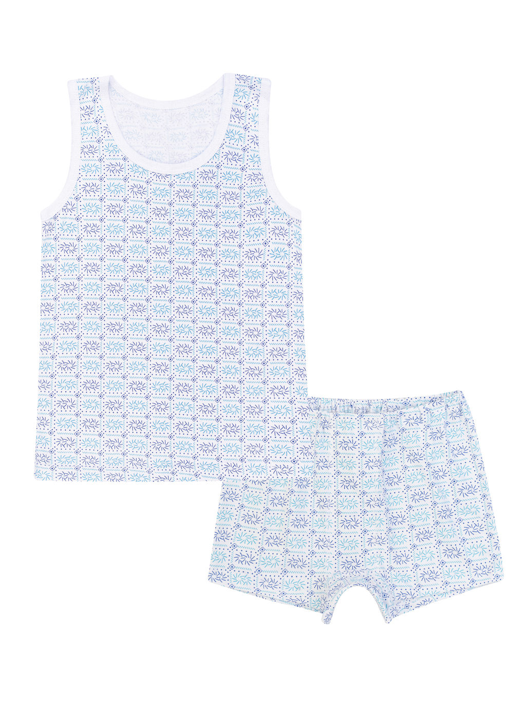 Гарнитур для мальчика белыйснежинки