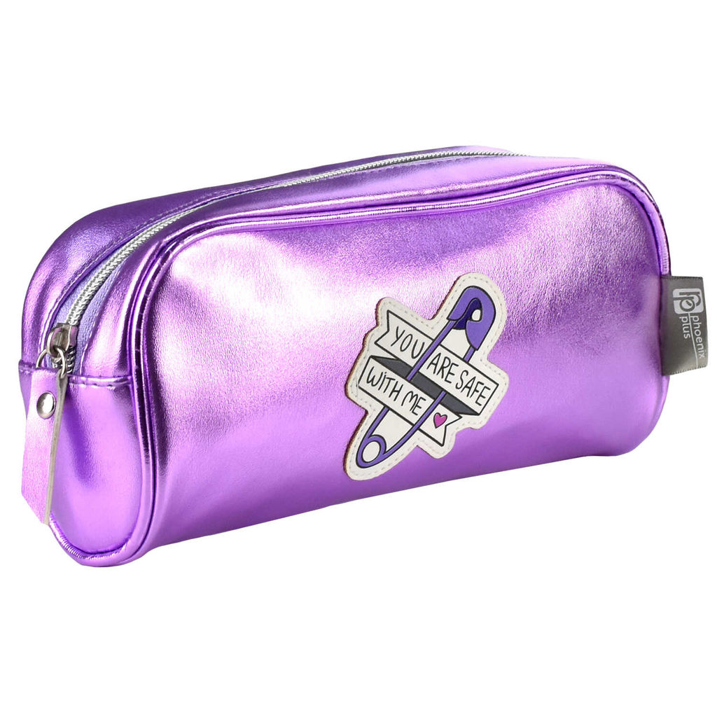 Пенал школьный Феникс+, арт.62084/ 24 МЕТАЛЛИК