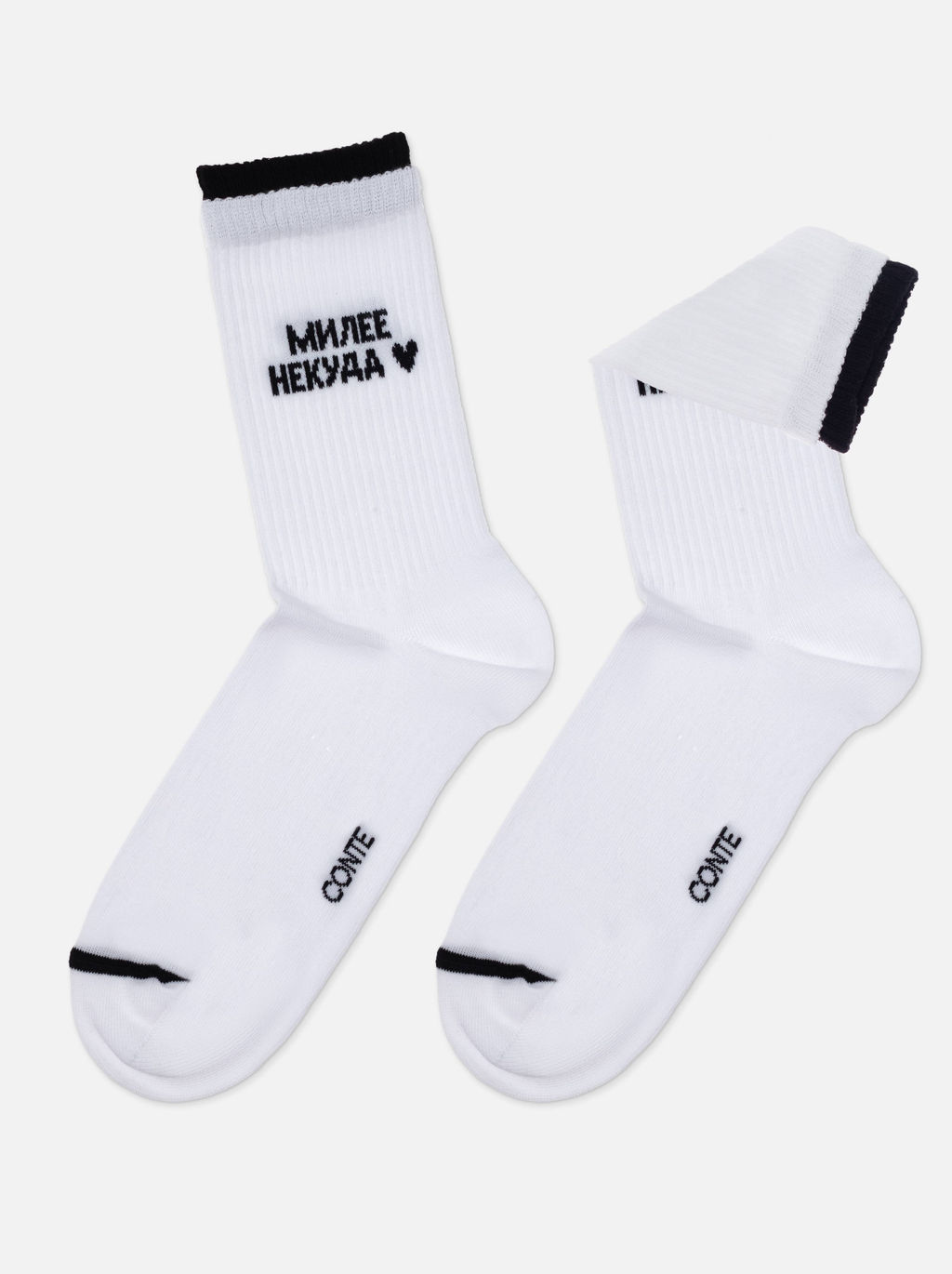 Цена за 2 пары. Носки Короткие CONTE ACTIVE Носки женские белый - Conte elegant фото 31
