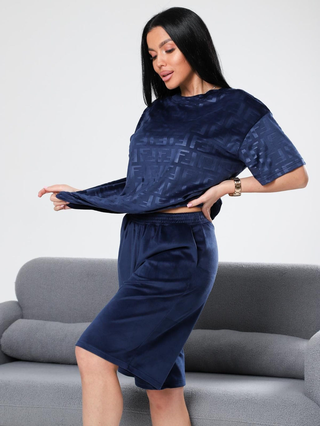 IV-CAPRIZ Чиэра-Жаккард - костюм из велюра с лайкрой  фото 13