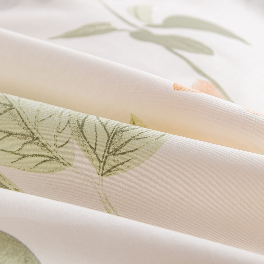 Комплект постельного белья Люкс Сатин 100% хлопок A353 Евро 4 Наволочки