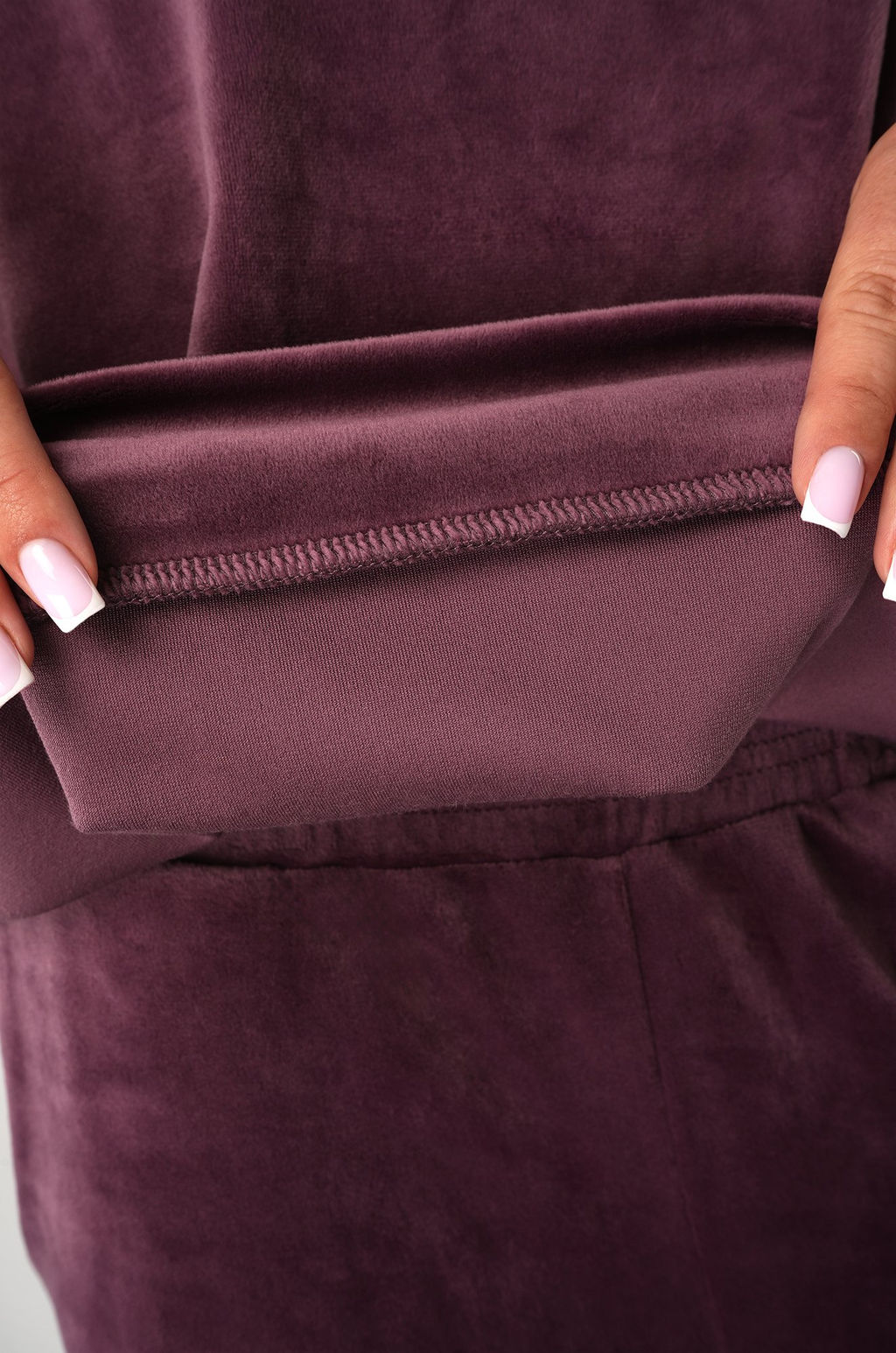 Женский велюровый костюм оверсайз Happyfox