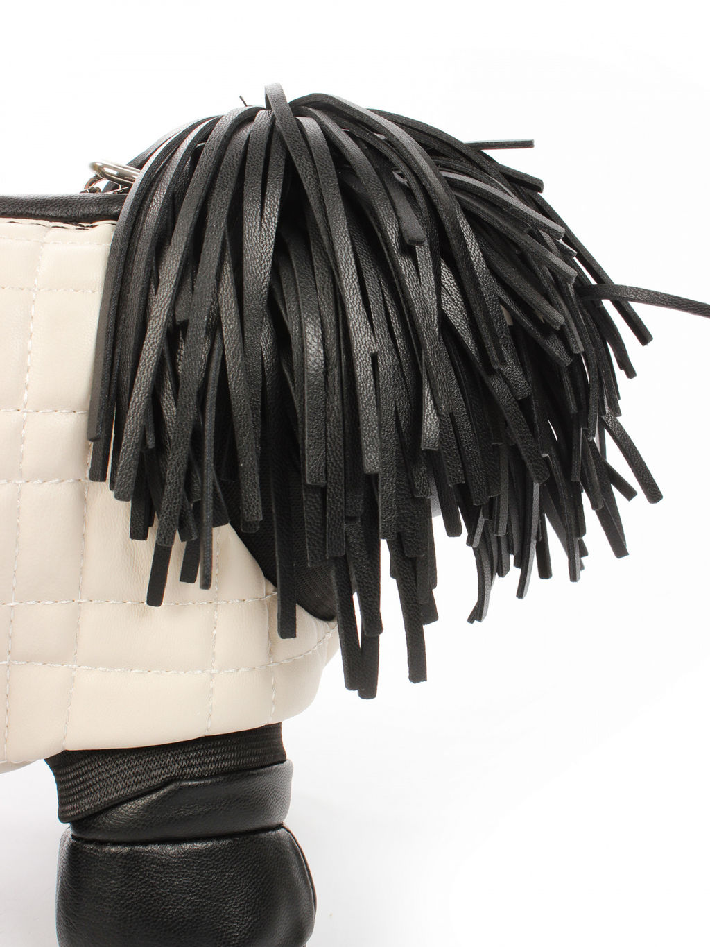 LACCOMA сумка ИГР2501-болонка-черный-белый эко кожа  фото 3