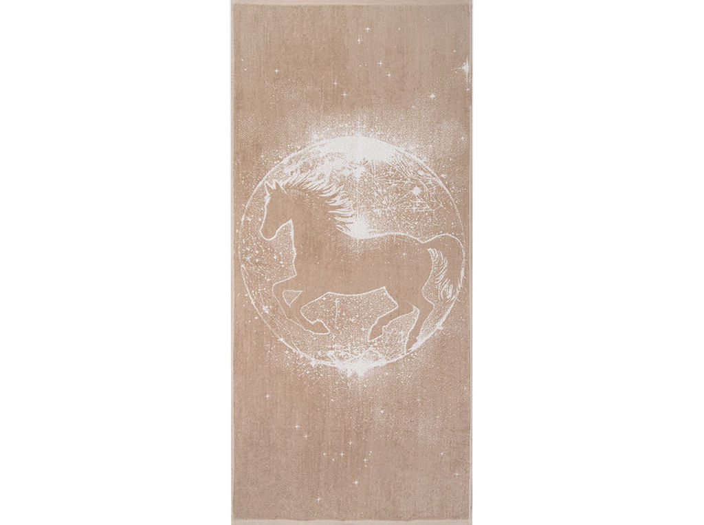 Полотенце махровое 6с102.511ж2 Астроконь(лен3) 67х150см