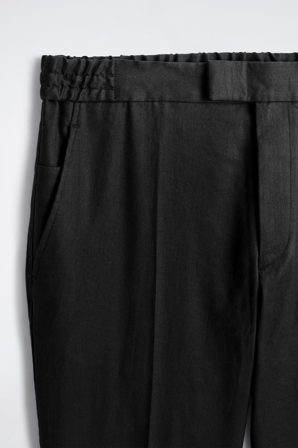 PANTAL?N DE LINO Y ALGOD?N SLIM FIT STRAIGHT LEG - H&m фото 6