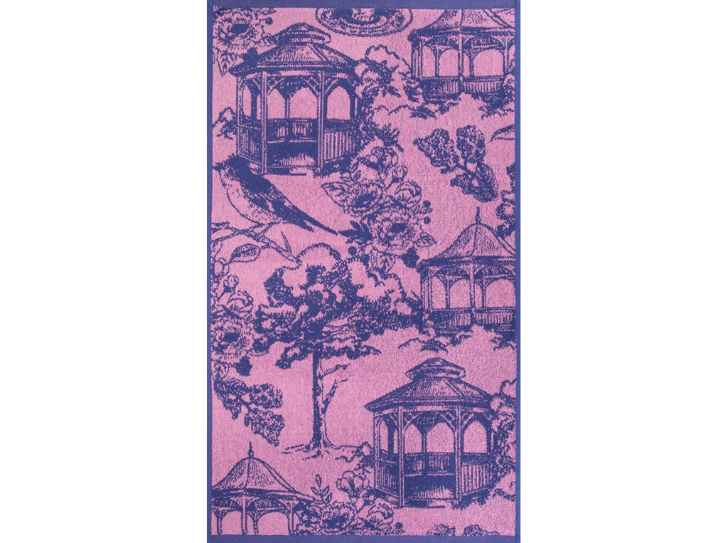 Полотенце махровое 6с103.412ж1 Весеннее утро(пурпурн3) 50х90см