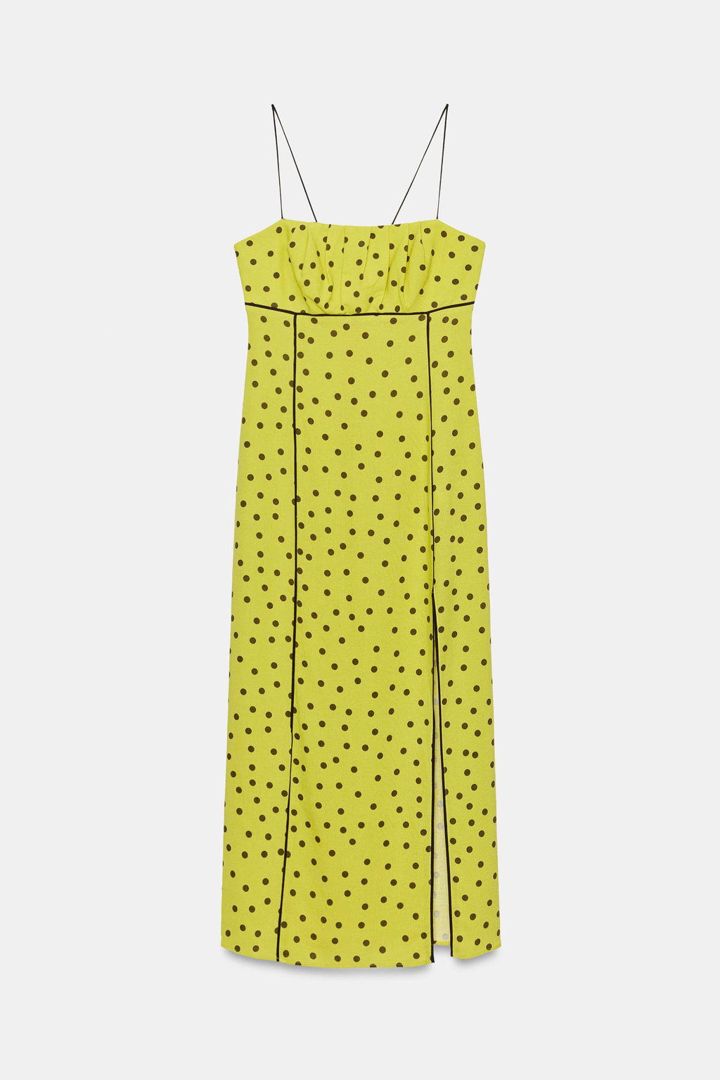 VESTIDO MIDI LUNARES / Multicolor - Zara фото 4