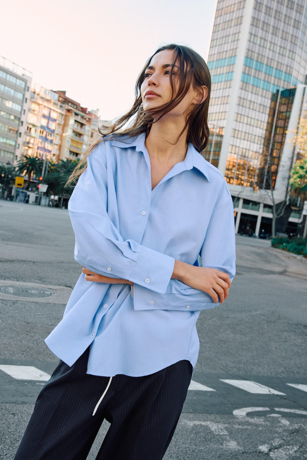 BASIC OXFORD SHIRT - Zara фото 14